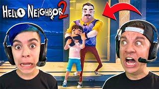 WE BEAT HELLO NEIGHBOR 2 (Crazy Ending) we are in the game!