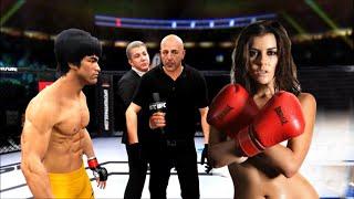Bruce Lee vs Mini Diva ( EA Sports UFC 4 ) wwe mma