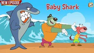 Baby Shark | Funny Cartoon Video |  Rat-a-tat Season 13 (218 B) | Kids Cartoon | Chotoonz Tv.