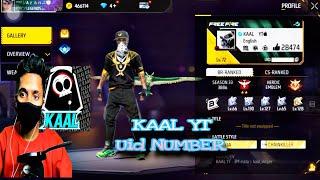 KAAL YT free fire Uid number