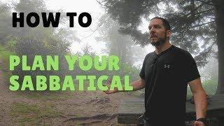 How To Plan Your Sabbatical