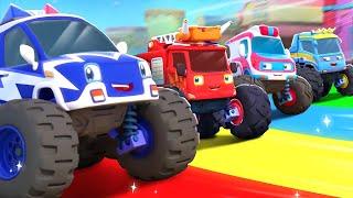 Monster Truck Rescue Team | Nursery Rhymes & Kids Songs | BabyBus - Cars World