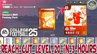 Reach CUT LEVEL 20 In 3 Hours! (NO Glitch) LEVEL UP FAST NMS! #CUT25 Ultimate Team