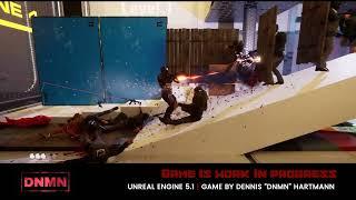 Unreal Engine 5 Chaos Destruction Side Scroller Shooter (In Development by DNMN)