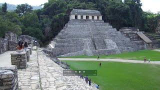 The Marvelous Ancient Mayan Site Of Palenque In The Jungle Of Mexico