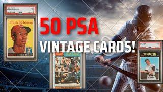 50 Vintage Cards - PSA Reveal from Cards That Were in My Childhood Collection!