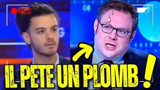 Ce journaliste pro RN et  PÈTE UN PLOMB sur un député du Front Populaire