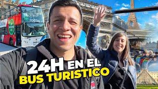 Pasamos 1 DÍA en el bus turístico de PARÍS 