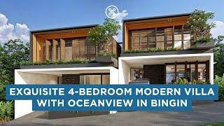 Elegant 4-BR Villa with Ocean Views in Bingin