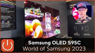 Ersteindruck Samsung 4K QD-OLED S95C - GQ77S95C - World of Samsung 2023 - Thomas Electronic Shop