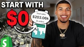 How To Start Dropshipping With No Money ($0 CHALLENGE)