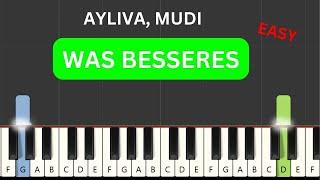 Ayliva, Mudi - Was Besseres (Easy Piano Tutorial)