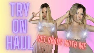 [4K] Transparent Clothing Try-on Haul With Meela | See-through clothes | Get Ready With Me | 2024