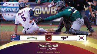 HIGHLIGHTS | Game 28 Australia vs Korea | WBSC Premier12 2024 presented by RAXUS