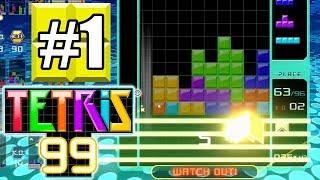 Tetris 99 Blind Walkthrough Part 1: PkGam's Not Bad! Come Watch!