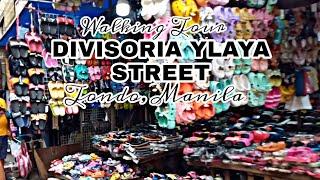 Exploring Divisoria From Recto Avenue to Ylaya Street Virtual Tour [4K]