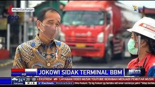 Jokowi Sidak Terminal BBM di Sanggaran Bali