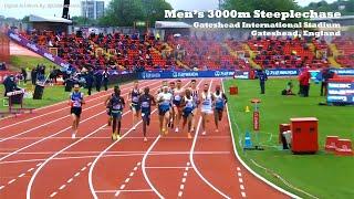 Men's 3000m Steeplechase.  Gateshead International Stadium, Gateshead, England.  May 23, 2021.