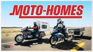 Motorcycle Motorhomes! Honda Gold Wing vs. Suzuki GSX-R1000 | Common Tread XP