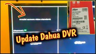 Dahua Upgrade Firmware / Invalid camera Video Standard Problem