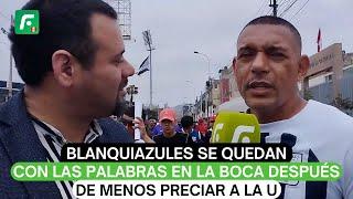 Blanquiazules se quedan con las palabras en la boca después de menos preciar a la U