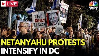 LIVE: Protesters Gather Outside U.S. Congress Ahead Of Israeli PM Netanyahu's Address | N18G