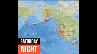 5.9 Earthquake Alaska. 3.7 California. Pacific Plate on the move. Saturday Night 12/21/2024