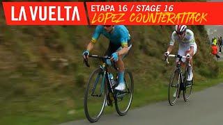 Lopez counterattack - Stage 16 | La Vuelta 19