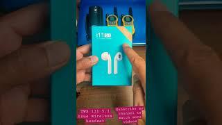 TWS i11 5.1 true wireless headset short unboxing video #short #TWS #TWSi11 #Gtfuturetechnology
