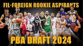  LIVE 2024 PBA ROOKIE DRAFT LIVE