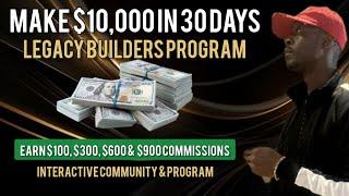 $10,000 in 30 Days Income Proof! Legacy Builders Program | Instant Cash