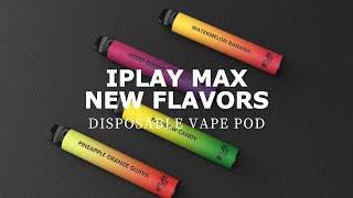 IPLAY MAX 2500 Puffs Disposable Pod -  NEW FLAVORS