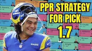 PPR Strategy For Pick 1.7! 12-Team Mock Draft