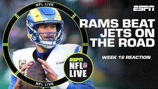 Week 16 Reaction: Rams get closer to playoff berth, Penix Jr. impresses in debut | NFL Live