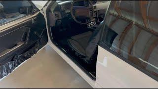 Freshly Painted Foxbody Mustang Gets Black Interior Conversion Using SEM Landau Black Spray Paint