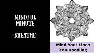 Mindful Zen-doodle Star Flower #shorts