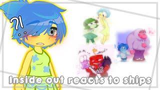 Inside out reacts to ships |•| FT. (A few) Inside out 2 Emotions |•| Gacha Club - Inside Out