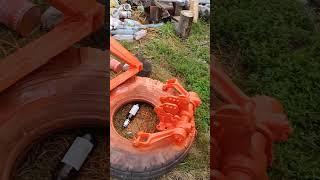 Деревенская движуха #трактор МТЗ 80 #сборка после покраски.