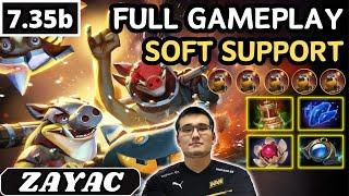 7.35b - Zayac TECHIES Soft Support Gameplay - Dota 2 Full Match Gameplay