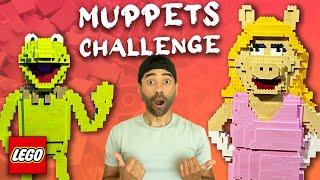 LEGO Muppets Build Challenge! Kermit Miss Pigggy Movie MOC Masters - Episode 57