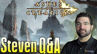 Steven Sharif Q&A w/Discussion Round Podcast in 40 mins. | Ashes of Creation