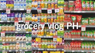 Grocery Vlog PH  | filipino snacks, dorm groceries, living in the PH, food restock, ph supermarket