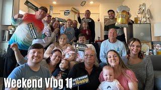 Weekend Vlog 11 | Thanksgiving | Huge Family Weekend | Surprise Party for Mitchell