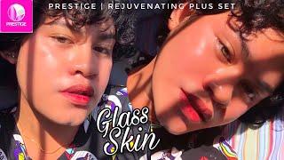 MY GLASS SKIN JOURNEY (SKIN CARE) FT. PRESTIGE REJUVENATING PLUS SET | Sandee Proud