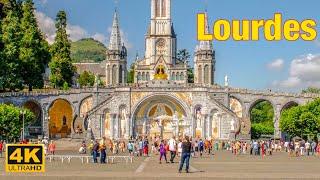 Lourdes , France   - July 2022 - Lourdes 4K HDR Walking Tour | A Walk In Paris