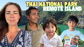 2 nights at an eco lodge in Angthong National Park-Thailand (with the boys)