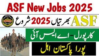 ASF Jobs 2025 | Airport Security Force New Jobs 2025 | Today Jobs In Pakistan 2025