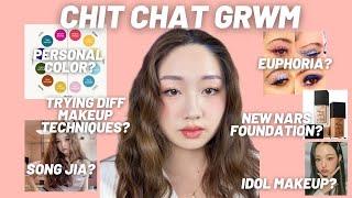 CHIT CHAT GRWM ft. *NEW* Nars Light Reflecting Foundation Review & Wear Test | Stacy Chen