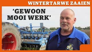 Winter wheat seeding with Lemken Solitair 23+ with 6 m wide power harrow