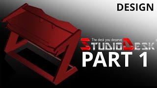 DIY Studio Desk With Keyboard Tray | Part 1 - Hord Inc Studios